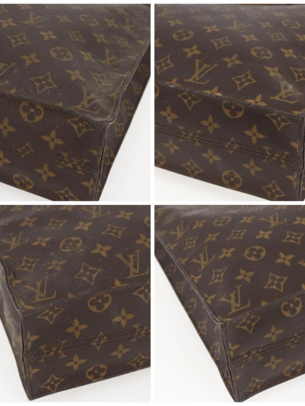 LOUIS VUITTON Monogram Sac Plat Hand Bag M51140 LV Auth bs33031 - Picture 14 of 16